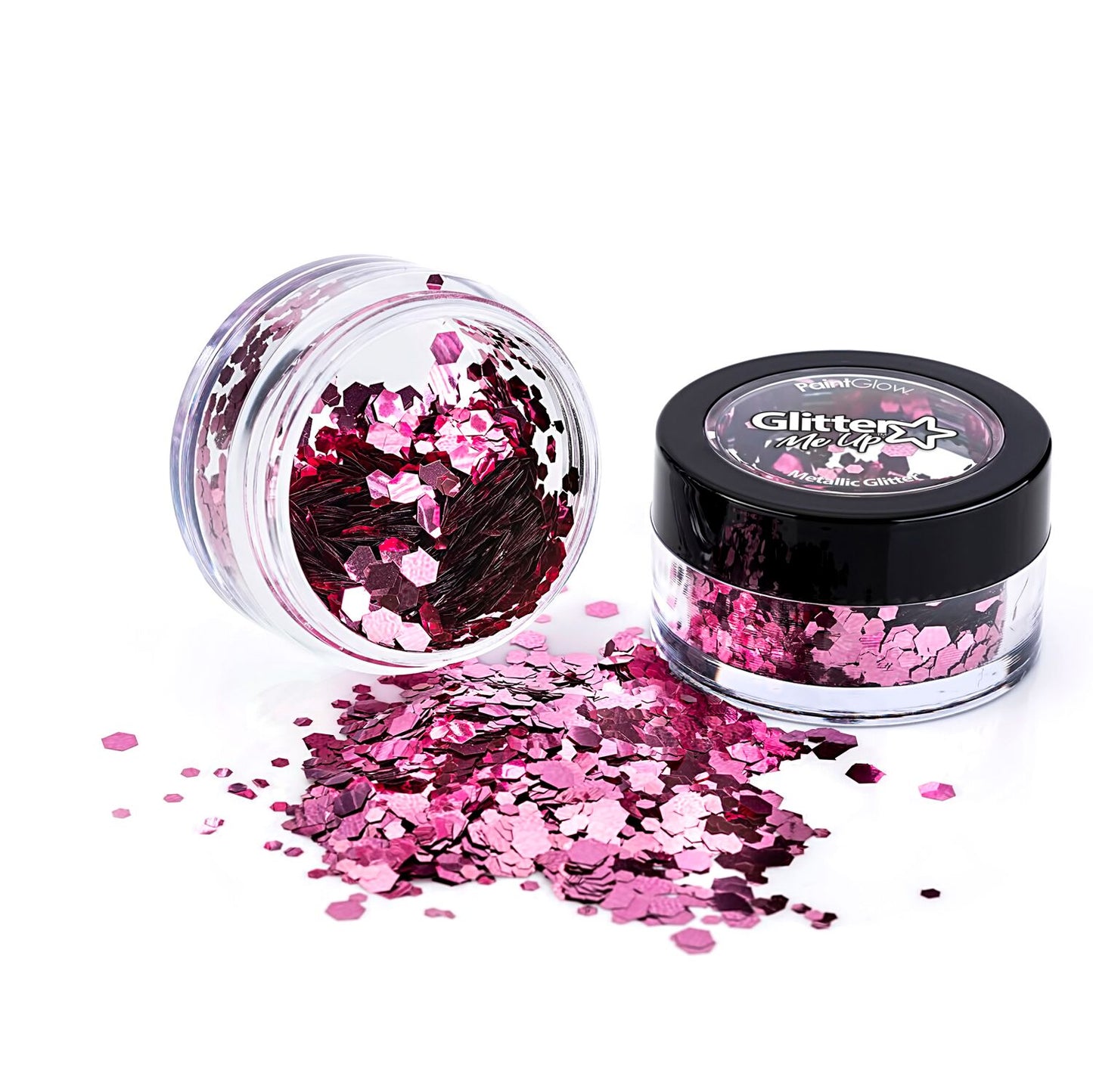 PaintGlow Metallic Chunky Glitter 3g – Vegan Cosmetic Glitter for Face, Body, Nails, Hair and Lip