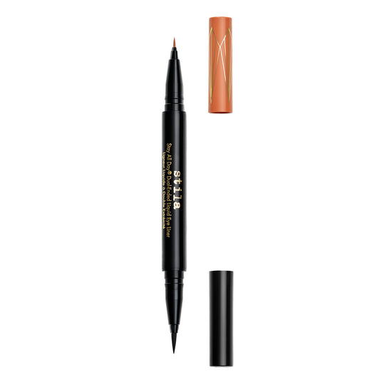 Stila Stay All Day® Dual-Ended Waterproof Liquid Eye Liner: Shimmer Micro Tip Mai Tai and Intense Black