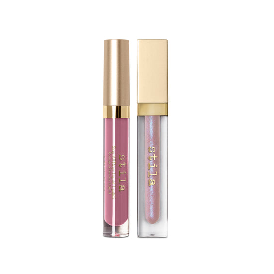 Stila Pink Harmony Liquid Lipstick & Lip Gloss Set