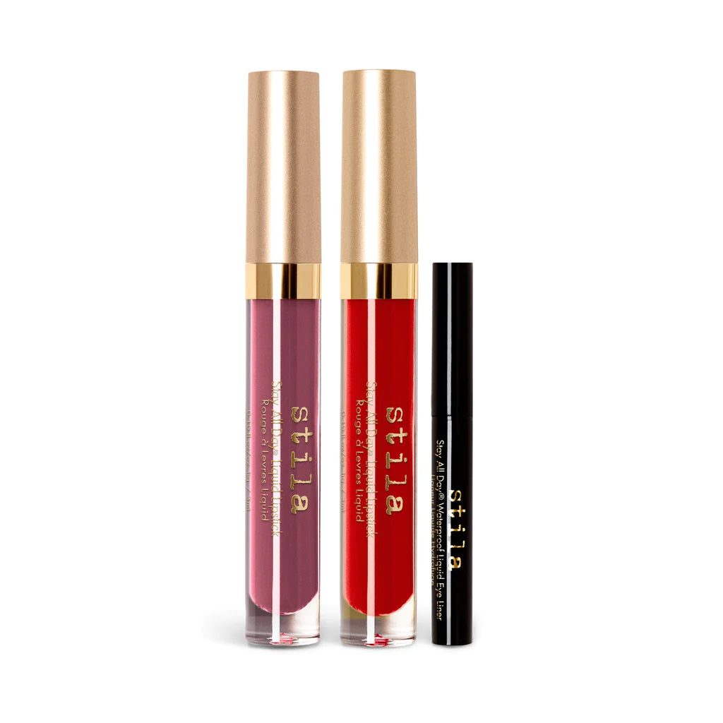 Stila Triple Play Stay All Day® Liquid Lipstick and Eye Liner Set