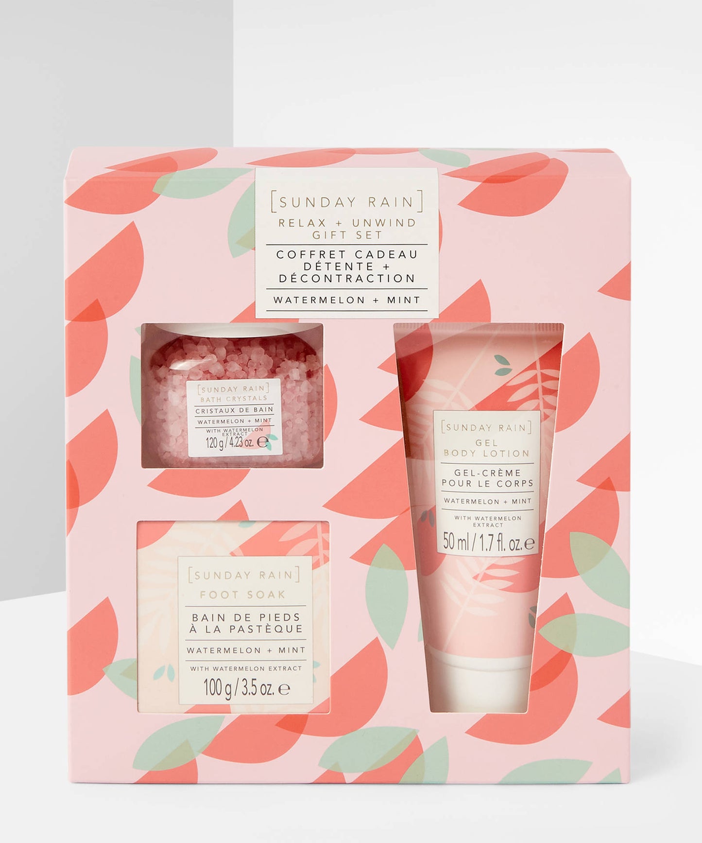 Sunday Rain Watermelon & Mint Relax & Unwind Gift Set