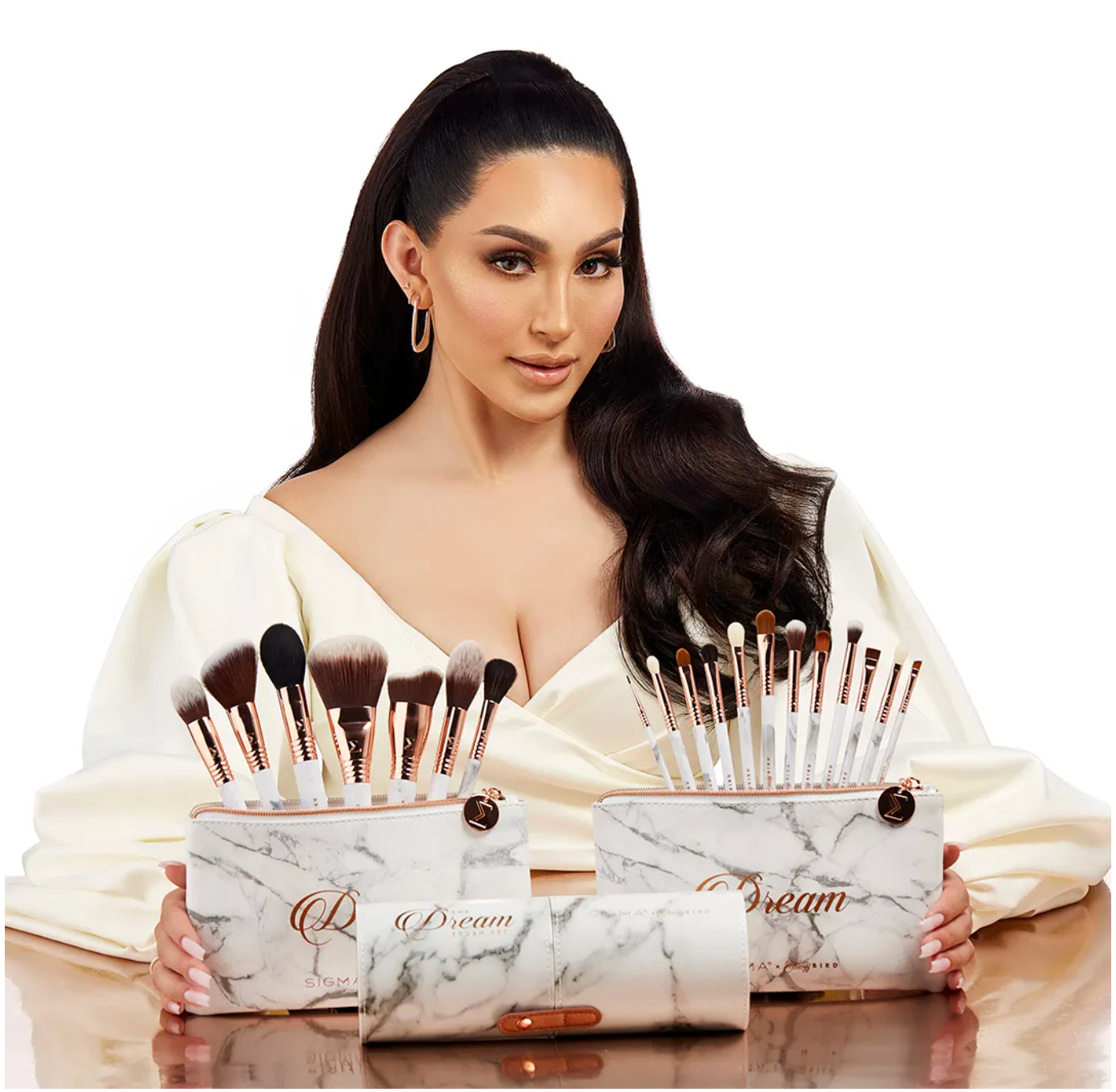 Sigma Beauty x Beautybird The Dream Brush Set - 19 Piece Brush Set and Brush Cup £274 value