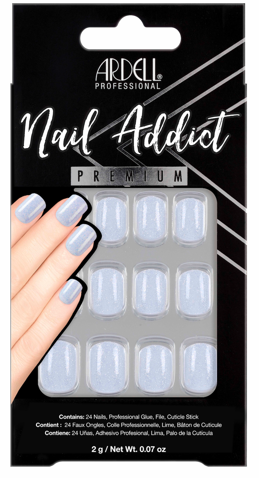 Ardell Nail Addict Premium Nails Crystal Glitter