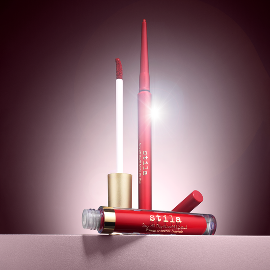 Stila Red Compassion Liquid Lipstick & Lip Liner Set