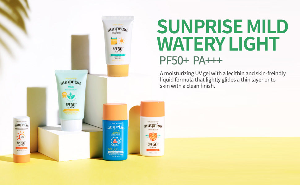 Etude Sunprise Mild Watery Light SPF50+/PA+++