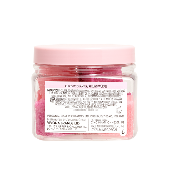 Sunday Rain Exfoliating Cubes Rose, 150g