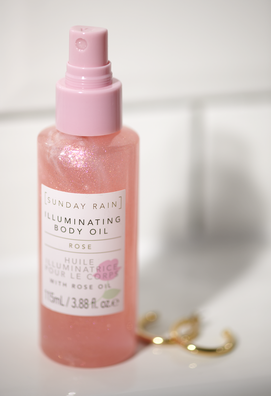 Sunday Rain Illuminating Body Oil Rose, 120ml