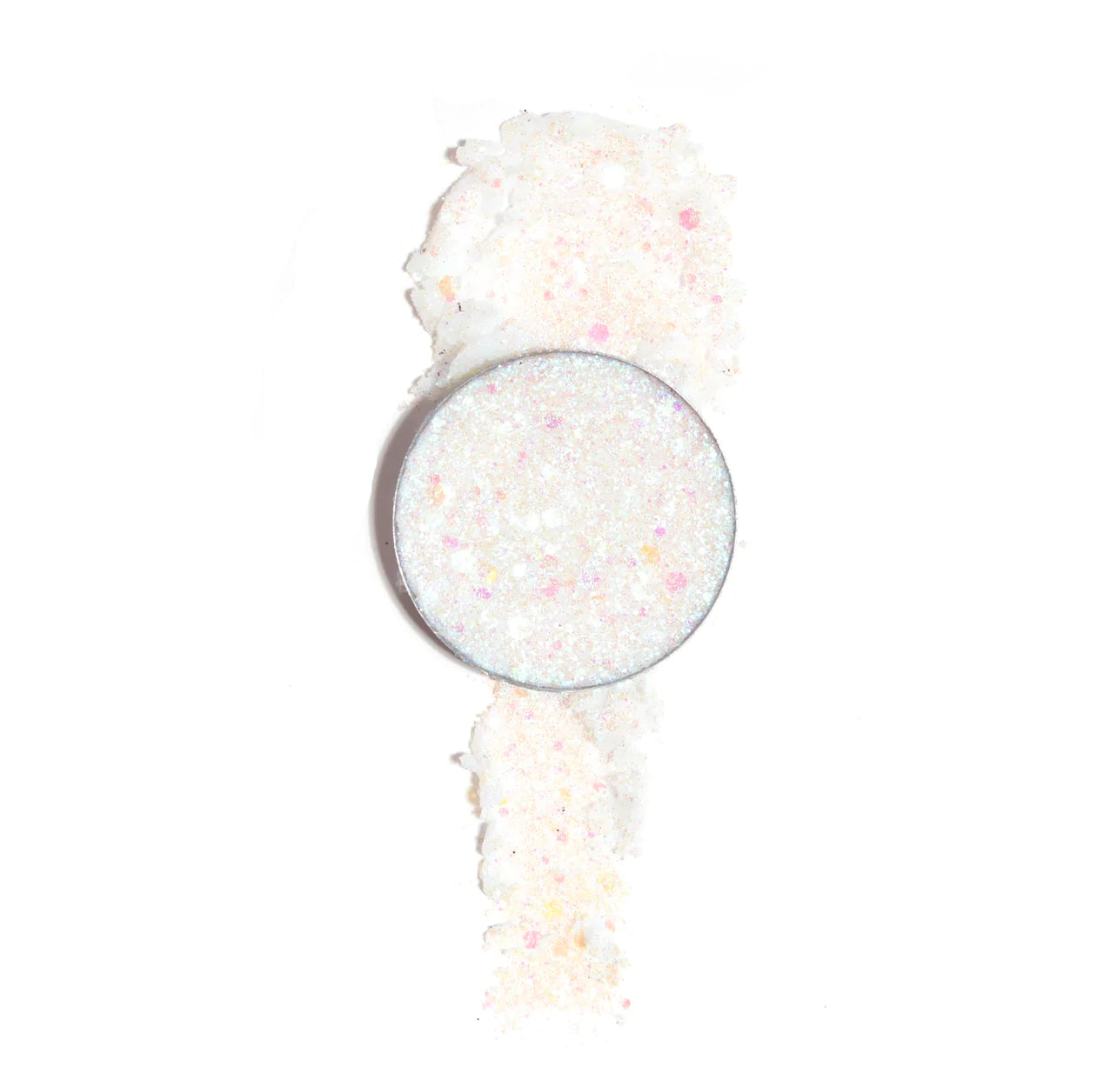 With Love Cosmetics Crushed Diamonds Pressed Glitter -White