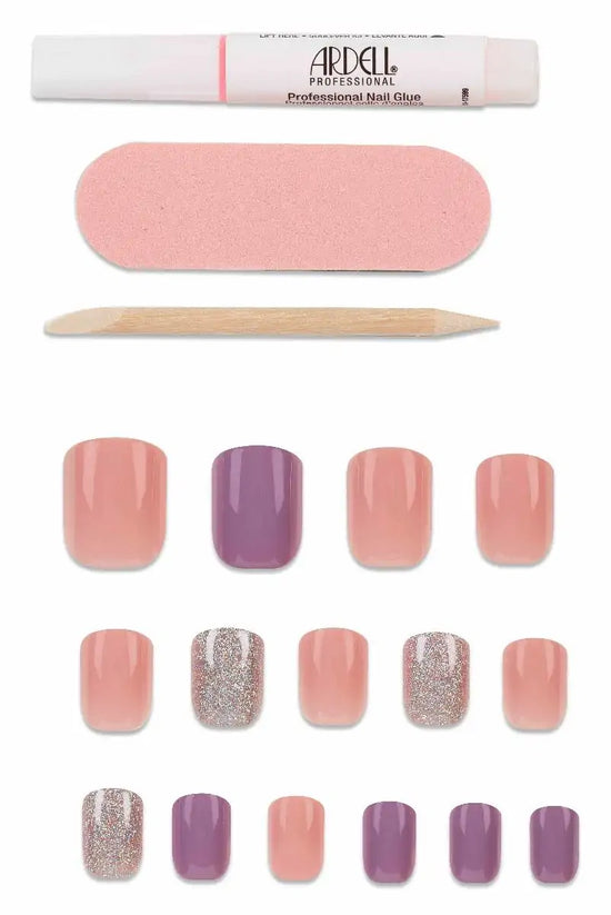 Ardell Nail Addict Premium Nails Pastel Pink & Purple