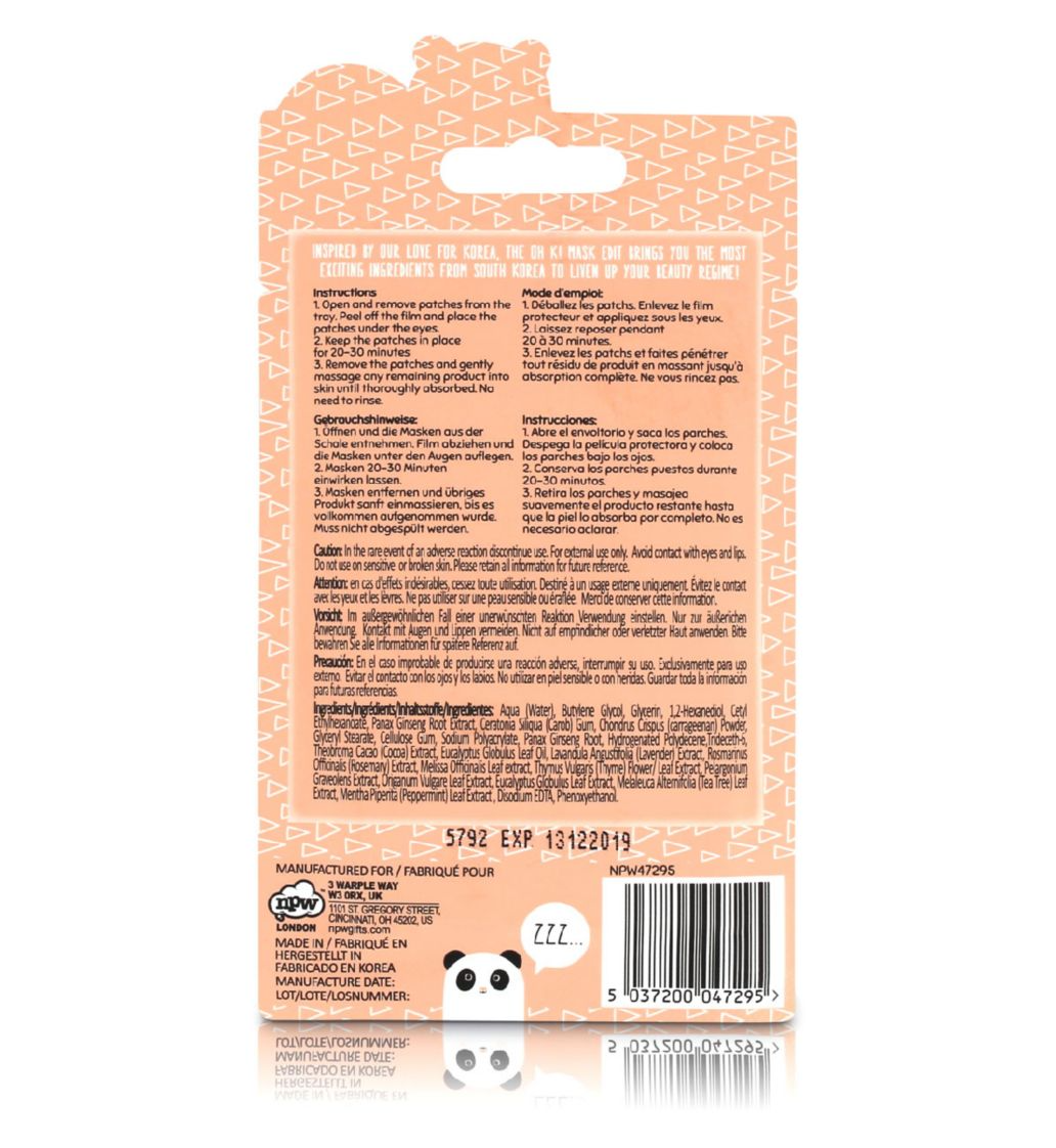 Oh K! Awakening Ginseng & Eucalyptus Under Eye Mask, 3g