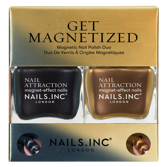 Nails inc Nail Polish Duo Set - Get Magnetised (2 x 14ml)