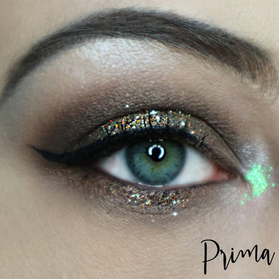 Prima Makeup Pressed Glitter Eyeshadows Black, Brown & Orange Multi To –  Beauty Goddess