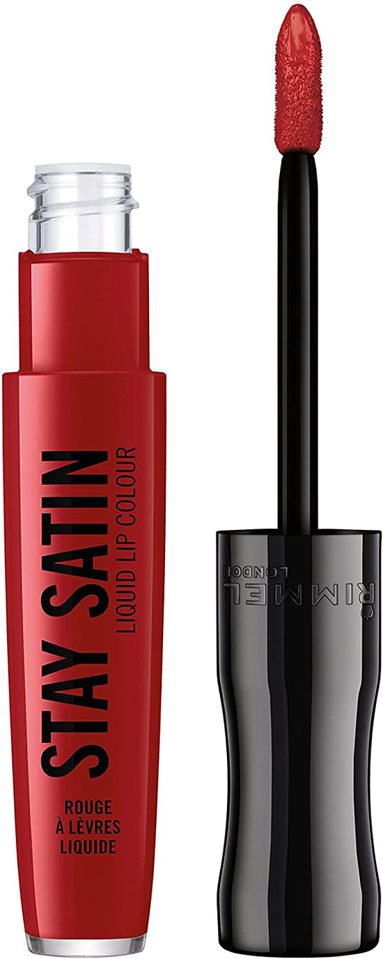 Rimmel London Stay Satin Liquid Lipstick, Redical, 5.5 ml