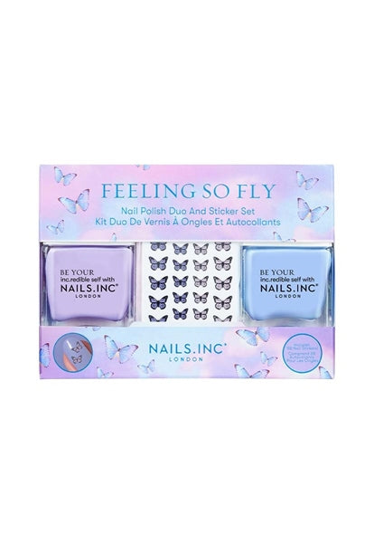 Nails Inc. Feeling So Fly Nail Polish and Stickers Set