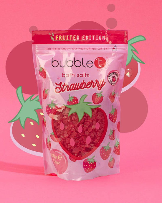 Fruitea Relaxing Strawberry Bath Salts (500g)