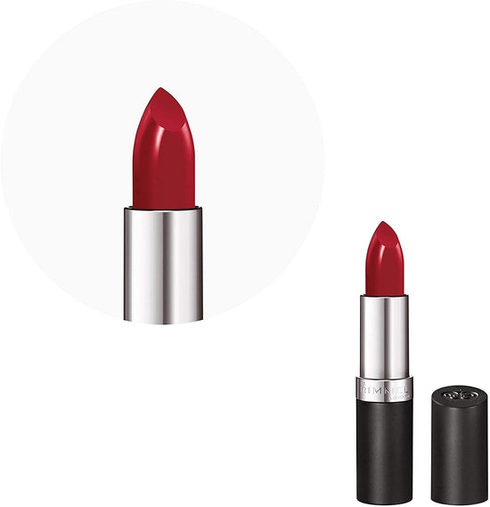 Rimmel London Lasting Finish Lipstick, 001 True Red, 4g